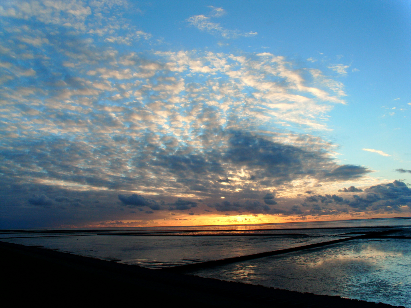 Sonnenuntergang an der See