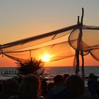 Sonnenuntergang an der Seebrücke von Zingst