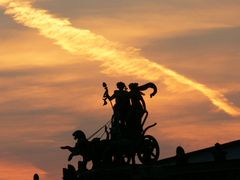 Sonnenuntergang an der Semperoper