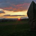 Sonnenuntergang an der Skulpturenstraße 2