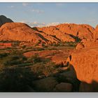 Sonnenuntergang an der Spitzkoppe