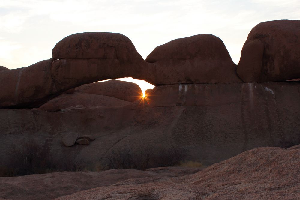 Sonnenuntergang an der Spitzkoppe