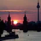 Sonnenuntergang an der Spree