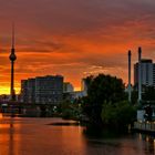 Sonnenuntergang an der Spree....Berlin....
