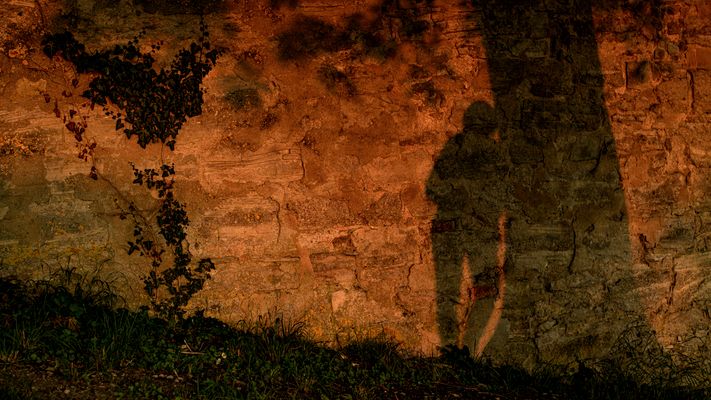 Sonnenuntergang an der Stadtmauer