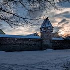 Sonnenuntergang an der Stadtmauer