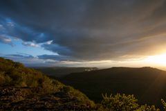 Sonnenuntergang an der Teck