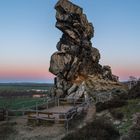 Sonnenuntergang an der Teufelsmauer