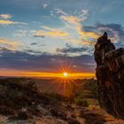 Sonnenuntergang an der Teufelsmauer