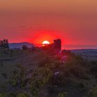 Sonnenuntergang an der Teufelsmauer