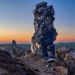 Sonnenuntergang an der Teufelsmauer