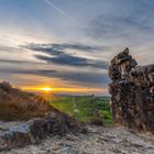 Sonnenuntergang an der Teufelsmauer