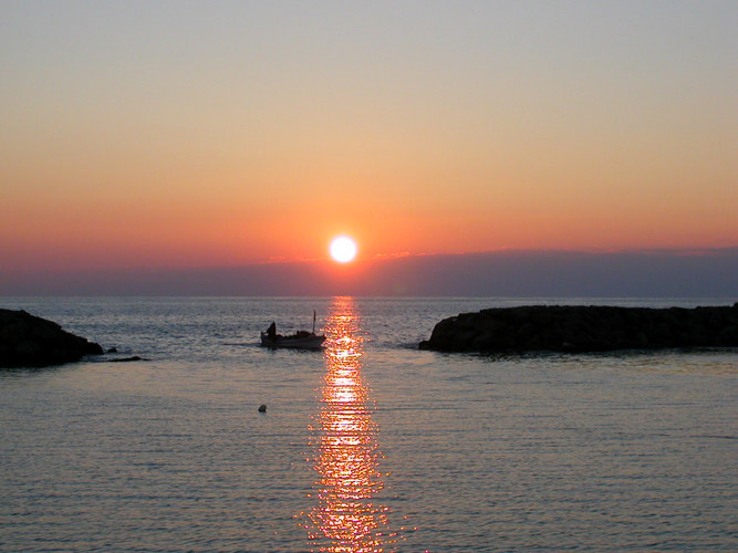 Sonnenuntergang an der türk. Riviera