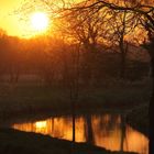 Sonnenuntergang an der Vechte