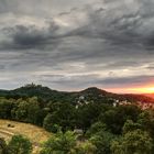 Sonnenuntergang an der Wartburg (2)