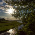 Sonnenuntergang an der Weichsel