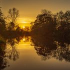 Sonnenuntergang an der ,,Weißen Elster"