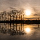 Sonnenuntergang an der Wertach