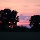 Sonnenuntergang an der Weser