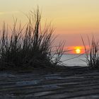 Sonnenuntergang an der Weser