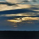 Sonnenuntergang an der Weser