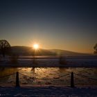 Sonnenuntergang an der Weser II