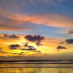 Sonnenuntergang an der Westküste von Costa Rica