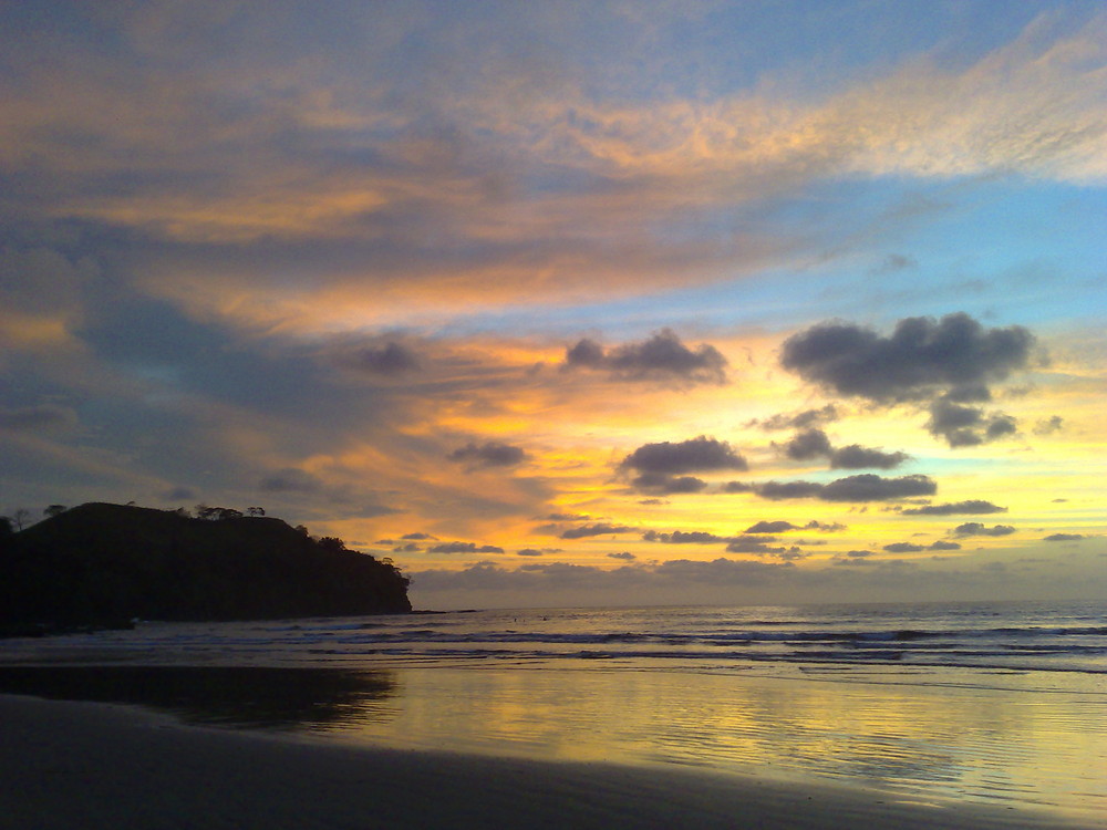 Sonnenuntergang an der Westküste von Costa Rica (2)