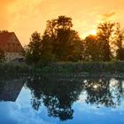 Sonnenuntergang an der Wörnitz