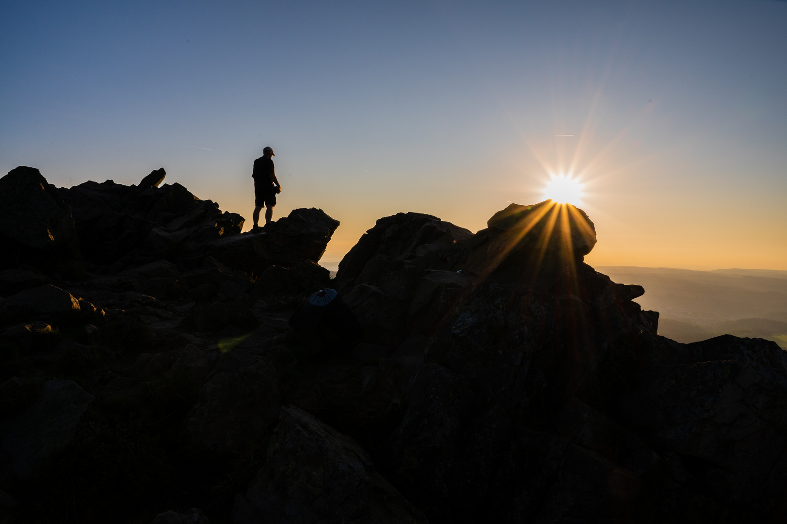 Sonnenuntergang an der Wolfswarte 1