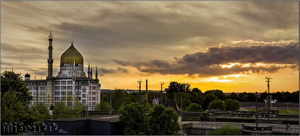 Sonnenuntergang an der Yenidze