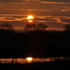 Sonnenuntergang an der Zwickauer Mulde