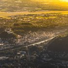 Sonnenuntergang an einem Herbsttag