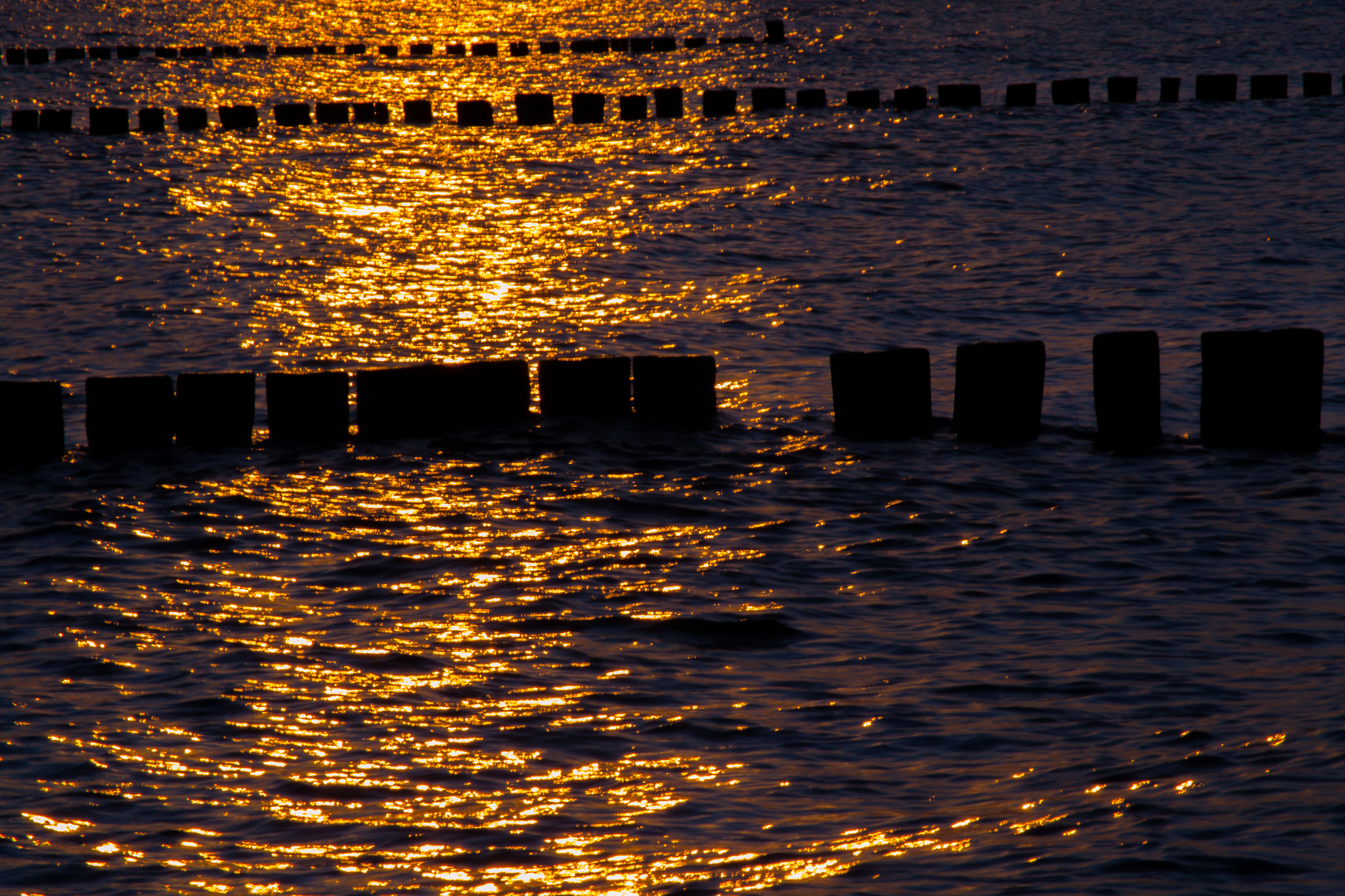 Sonnenuntergang an einen schönen Sommertag