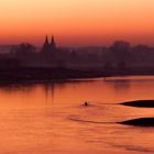 Sonnenuntergang an Elbe