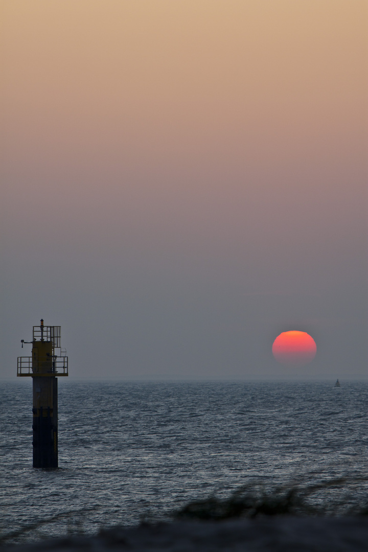 Sonnenuntergang an heimlicher Liebe