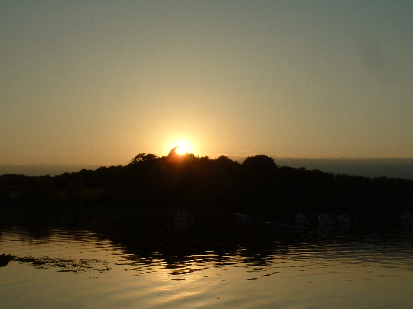 Sonnenuntergang an kleinen Belt