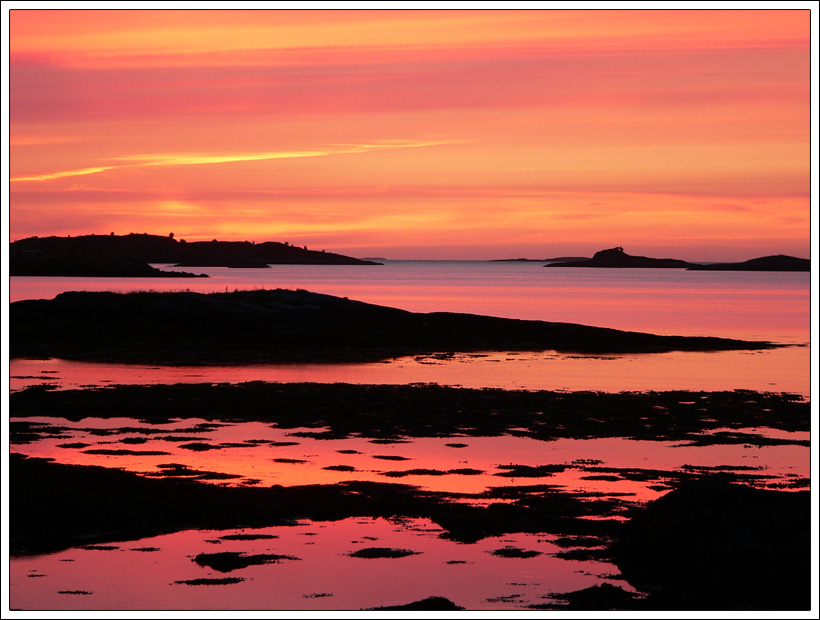 Sonnenuntergang an Norwegens Westküste