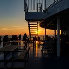 Sonnenuntergang an Oberdeck