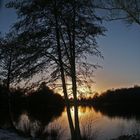 Sonnenuntergang an Swartemoorsee oldenburg