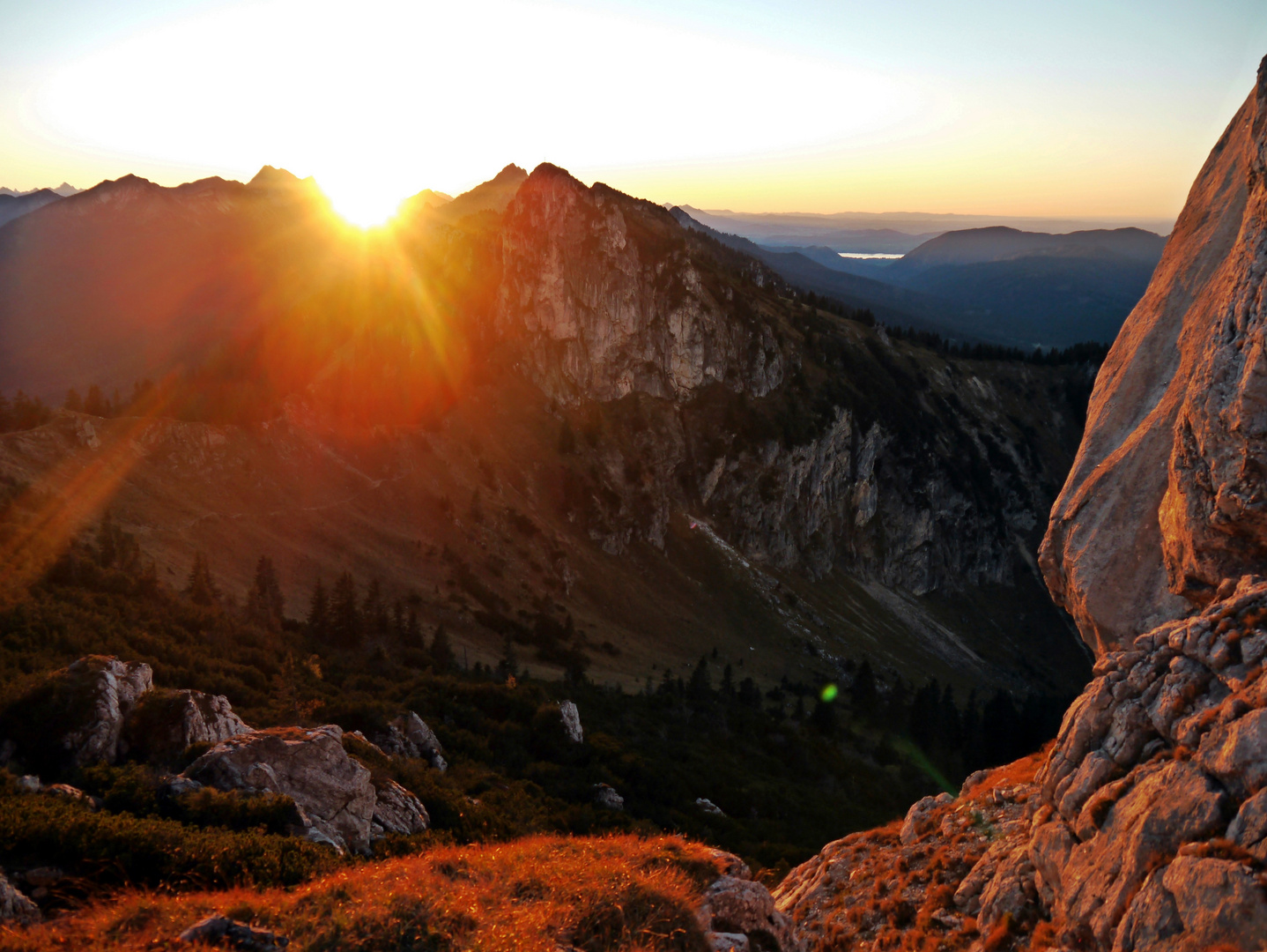 Sonnenuntergang an Teufelsstätt