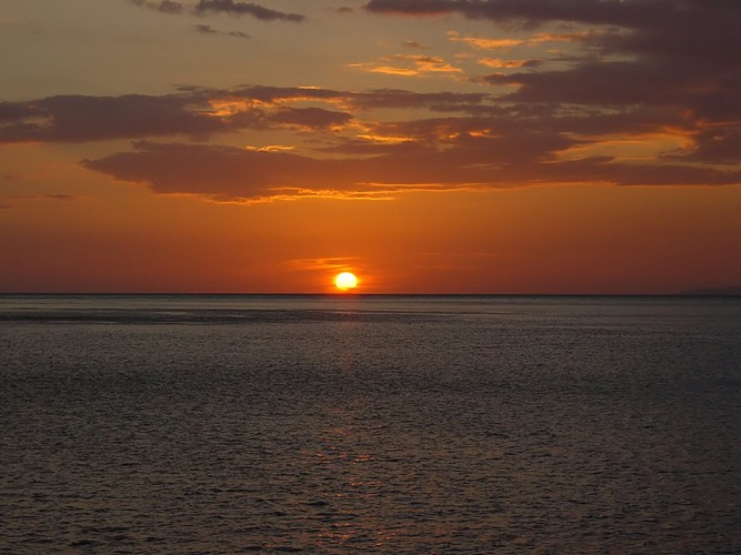 Sonnenuntergang, Andamanensee, Thailand