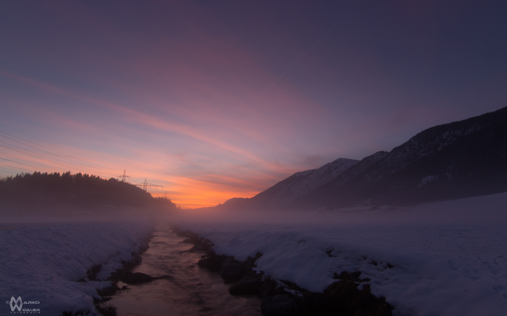 Sonnenuntergang Angerberg