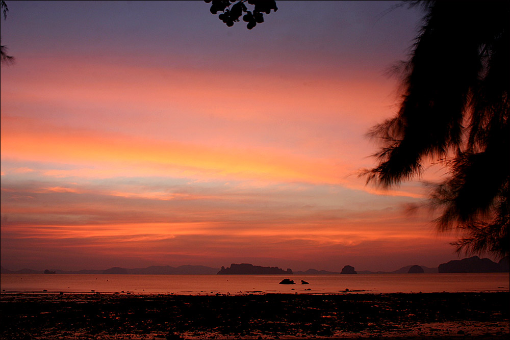 Sonnenuntergang Ao Nang, Krabi