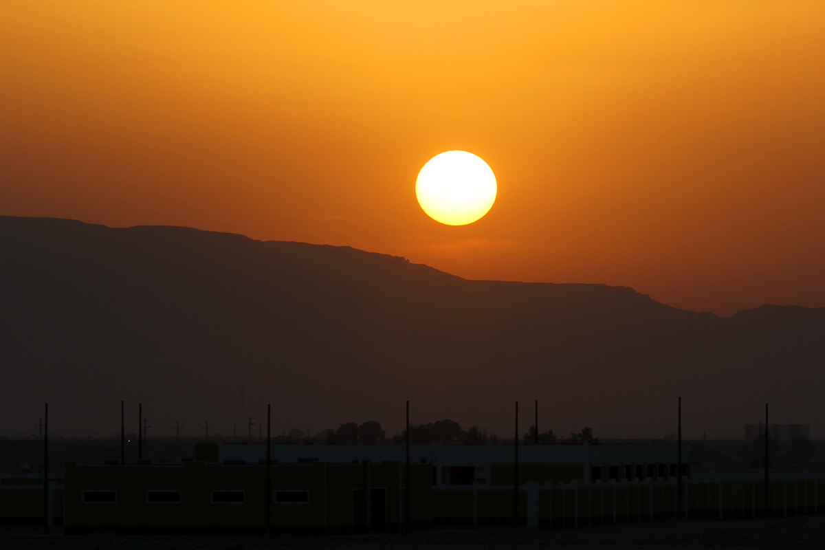 Sonnenuntergang Arabian Desert