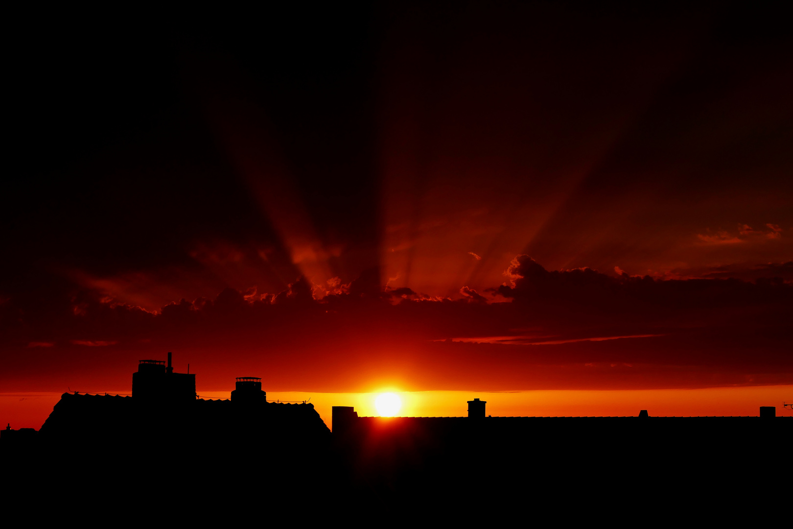 Sonnenuntergang Aschaffenburg