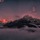 Sonnenuntergang auf 4.200m, Kongde, Nepal