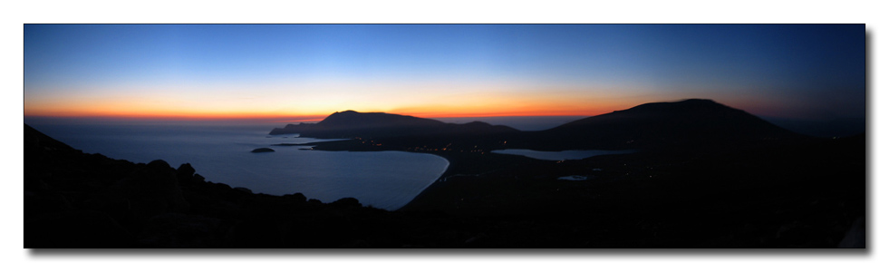 Sonnenuntergang auf Achill Island, Irland