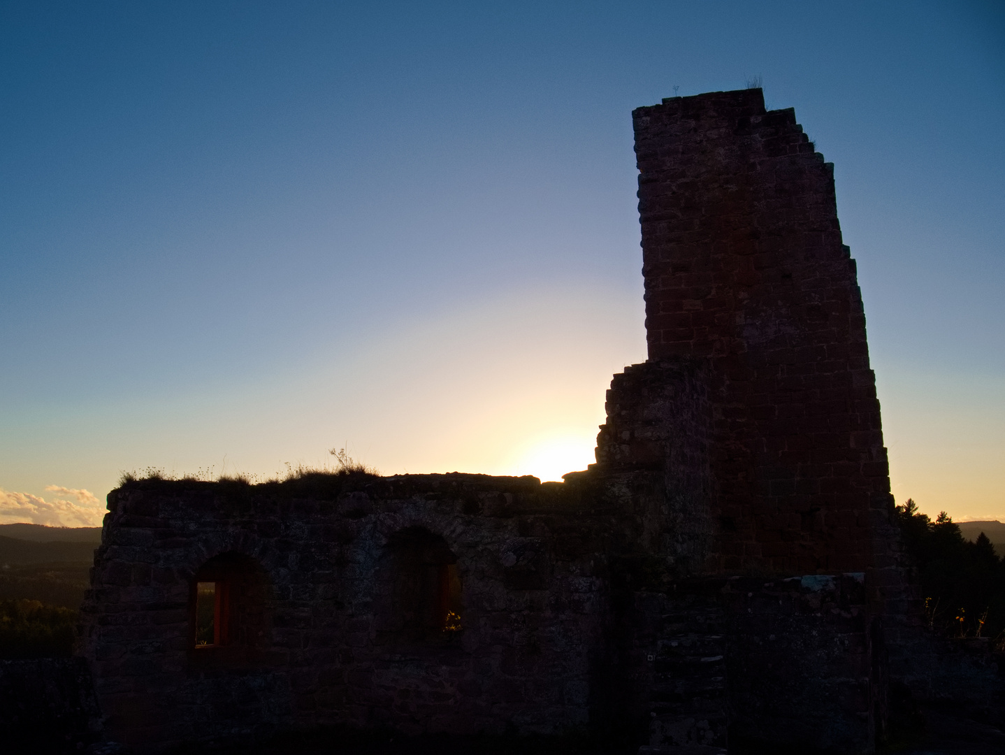 Sonnenuntergang auf Altdahn