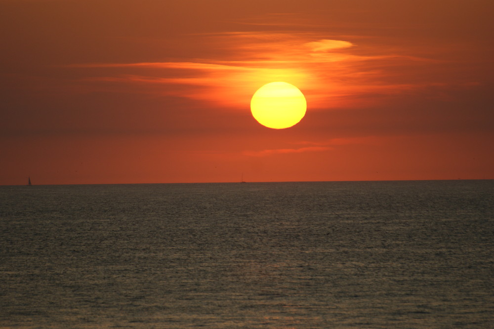 Sonnenuntergang auf Ameland